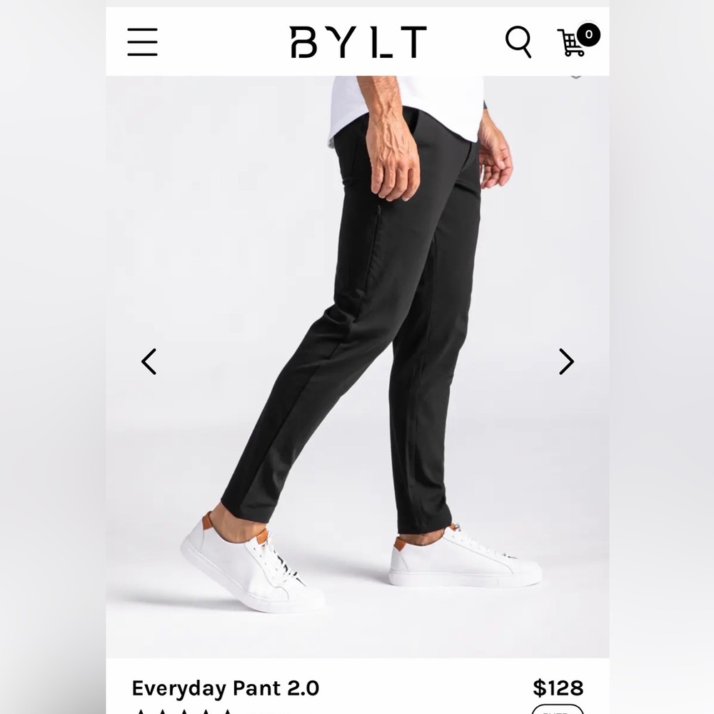 BYLT Basics Black Everyday Chinos